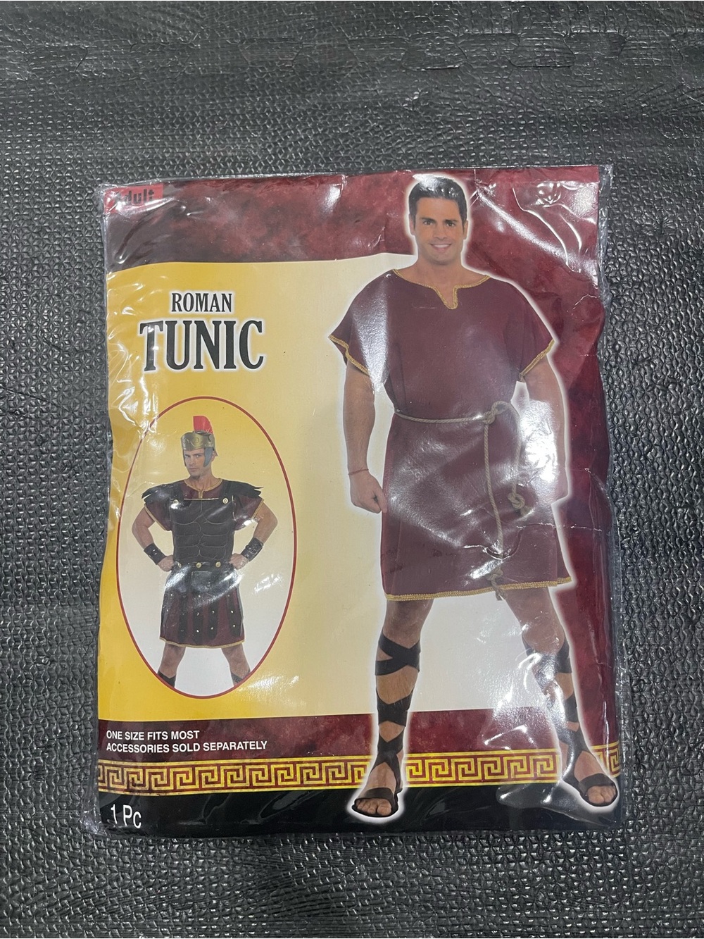 Roman Tunic Costume for Men - Burgundy